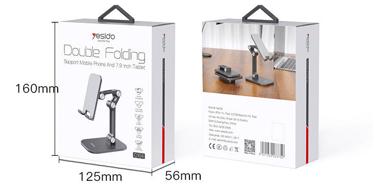 Double Floding holder Yesido 7.9 inch C104 Double Floding holder Yesido 7.9 inch C104